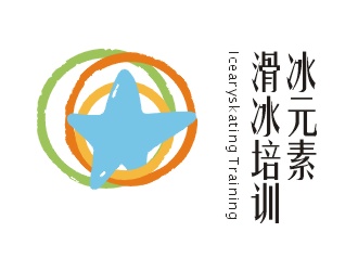 牛八先生_₁₅₀₆₇₄₆₅₂₉₃的北京冰元素滑冰培训有限公司logo设计