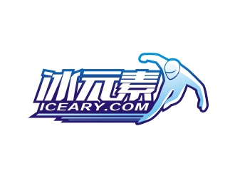 曾翼的北京冰元素滑冰培训有限公司logo设计