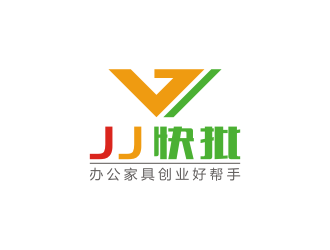 陈波的JJ快批（意为家具快速批发）logo设计