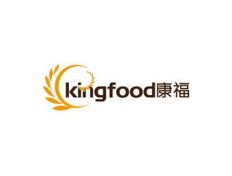 黄安悦的kingfood  康福 蛋糕艺术馆logo设计