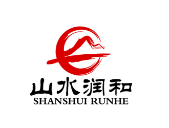 秦晓东的北京山水润和文化发展有限公司logo设计