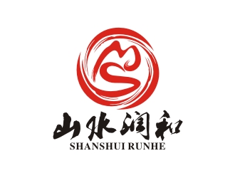 何嘉健的北京山水润和文化发展有限公司logo设计