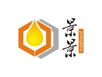 李泉辉的中文：景景   英文：Jing jinglogo设计