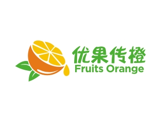 曾翼的优果传橙   Fruits orangelogo设计