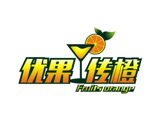 何嘉星的优果传橙   Fruits orangelogo设计