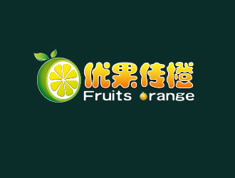 王孝婷的优果传橙   Fruits orangelogo设计