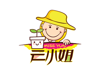 戈成志的中文：云小姐 英文：MISS YUNlogo设计
