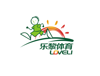 乐黎体育培训班logo设计