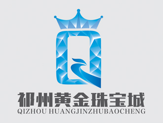 邓建平的祁州黄金珠宝城logo设计