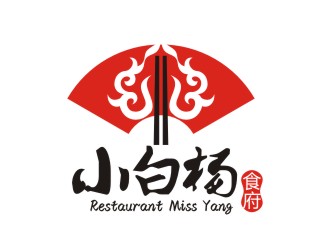 曾翼的Restaurant Miss Yang 小白楊食府logo设计
