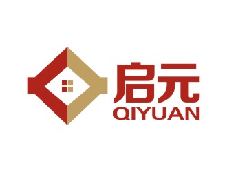 启元LOGO设计 - LOGO123