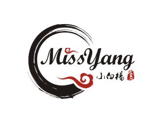 李泉辉的Restaurant Miss Yang 小白楊食府logo设计