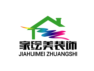 秦晓东的家绘美装饰logo设计