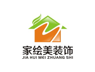 李泉辉的家绘美装饰logo设计