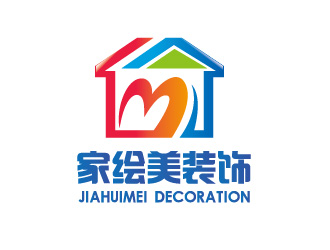 冯浩的家绘美装饰logo设计
