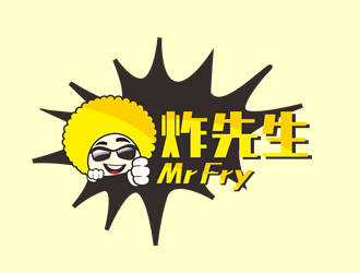 廖燕峰的炸先生  MR FRYlogo设计