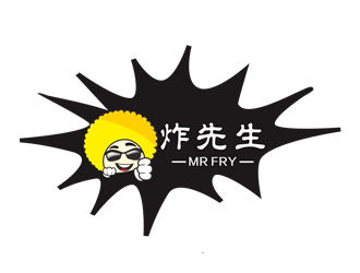 廖燕峰的炸先生  MR FRYlogo设计