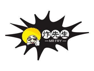廖燕峰的炸先生  MR FRYlogo设计