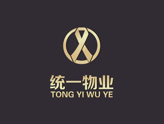 岳宗部的统一物业公司logo设计