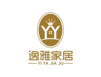 李泉辉的逸雅家居logo设计