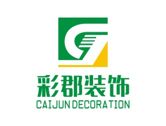 上海彩郡装饰有限公司logo设计