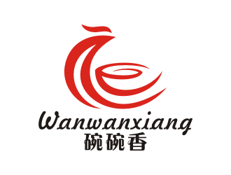 吉吉的碗碗香logo设计