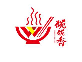 沈大杰的碗碗香logo设计
