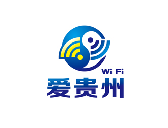 陈今朝的爱贵州无线互联网项目logo设计
