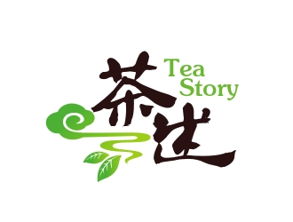 茶述茶馆茶社logo设计