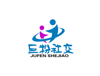 秦晓东的巨粉 （讯网网络技术有限公司的一款社交网站产品）logo设计