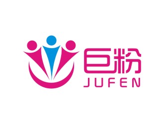 李泉辉的巨粉 （讯网网络技术有限公司的一款社交网站产品）logo设计