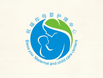 北京祝福你母婴护理中心logo设计