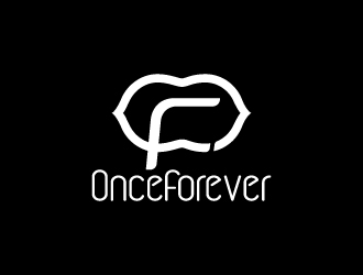 周金进的英文:onceforever +中文:万姿艾唯logo设计