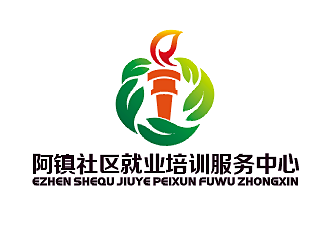 劳志飞的就业家政培训服务中心logologo设计