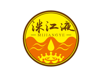 杨剑的洣江液logo设计