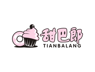 曾翼的甜巴郎 甜品电商网站logo设计