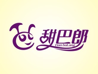 A0 韵美广告18027159880小陈的甜巴郎 甜品电商网站logo设计