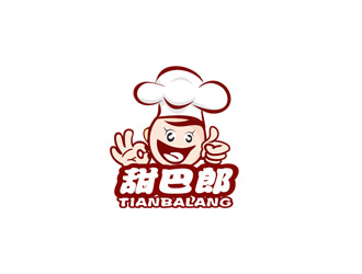 郭庆忠的甜巴郎 甜品电商网站logo设计