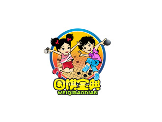 郭庆忠的围棋宝典logo设计