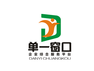 杨占斌的“单一窗口”企业综合服务平台logo设计