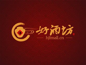 谭家强的好酒坊logo设计