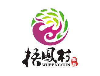 吉吉的梧凤村logo设计