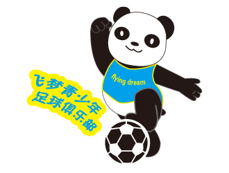 于蓁的飞梦青少年足球俱乐部（flying dream）logo设计