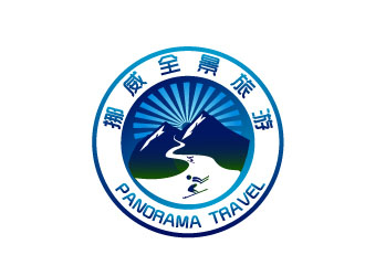 晓熹的挪威全景旅游logo设计