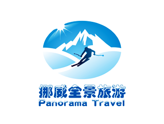 谭家强的挪威全景旅游logo设计