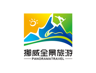 赵波的挪威全景旅游logo设计