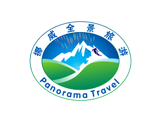 谭家强的挪威全景旅游logo设计