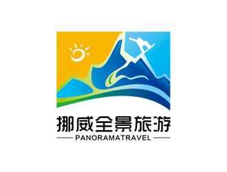 赵波的挪威全景旅游logo设计
