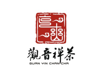 李泉辉的观音禅茶茶馆logo设计