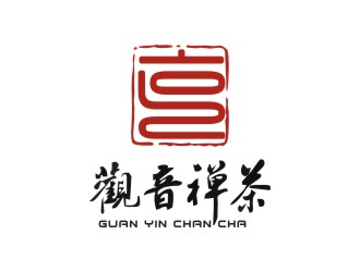 李泉辉的观音禅茶茶馆logo设计